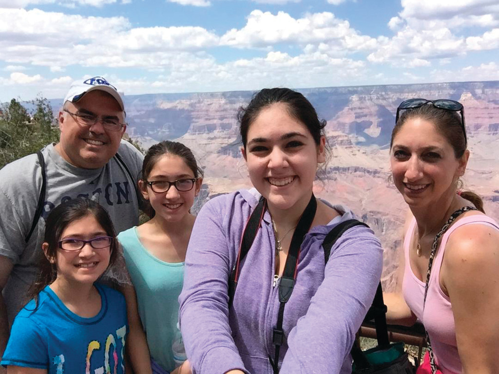 THANKFUL TO BE WITH OUR FAMILY: Being at the Grand Canyon together as a family was a powerful experience. To me, it signified so much about our trip and how hard we worked to get our family across the country over the past few weeks.
