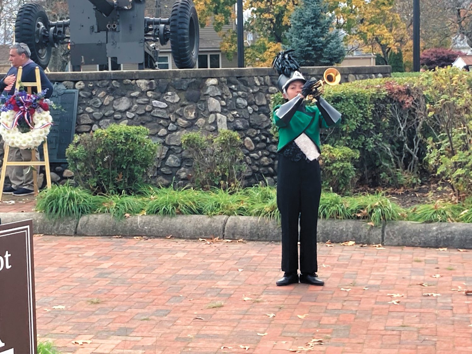 TAPS: Cranston East band member played “Taps” at Friday’s program following the Veterans Day Parade.