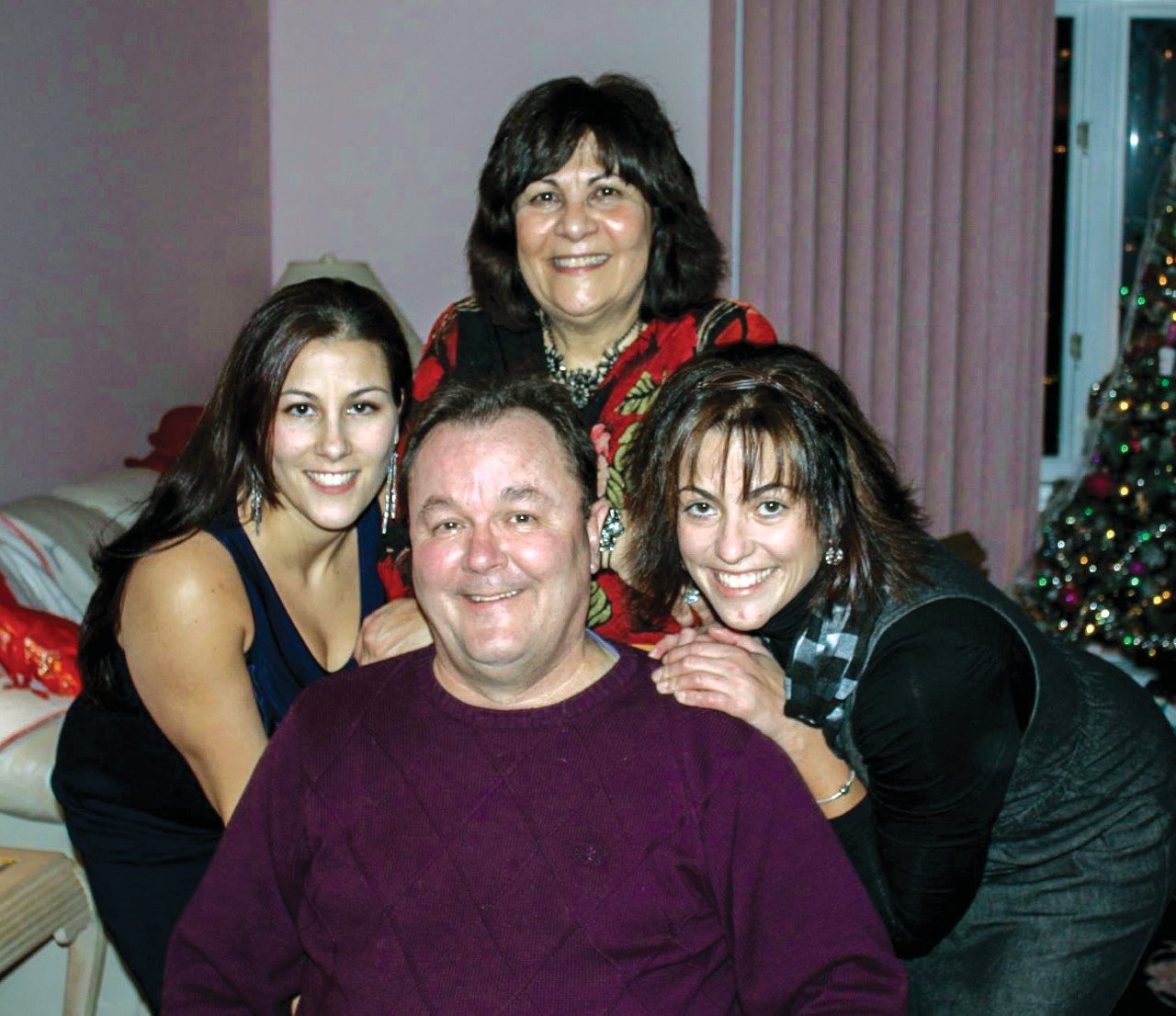 FAMILY PHOTO: Marlene Gamba with her two daughters, Renee and Melody, and her late husband, James. (Submitted photo)