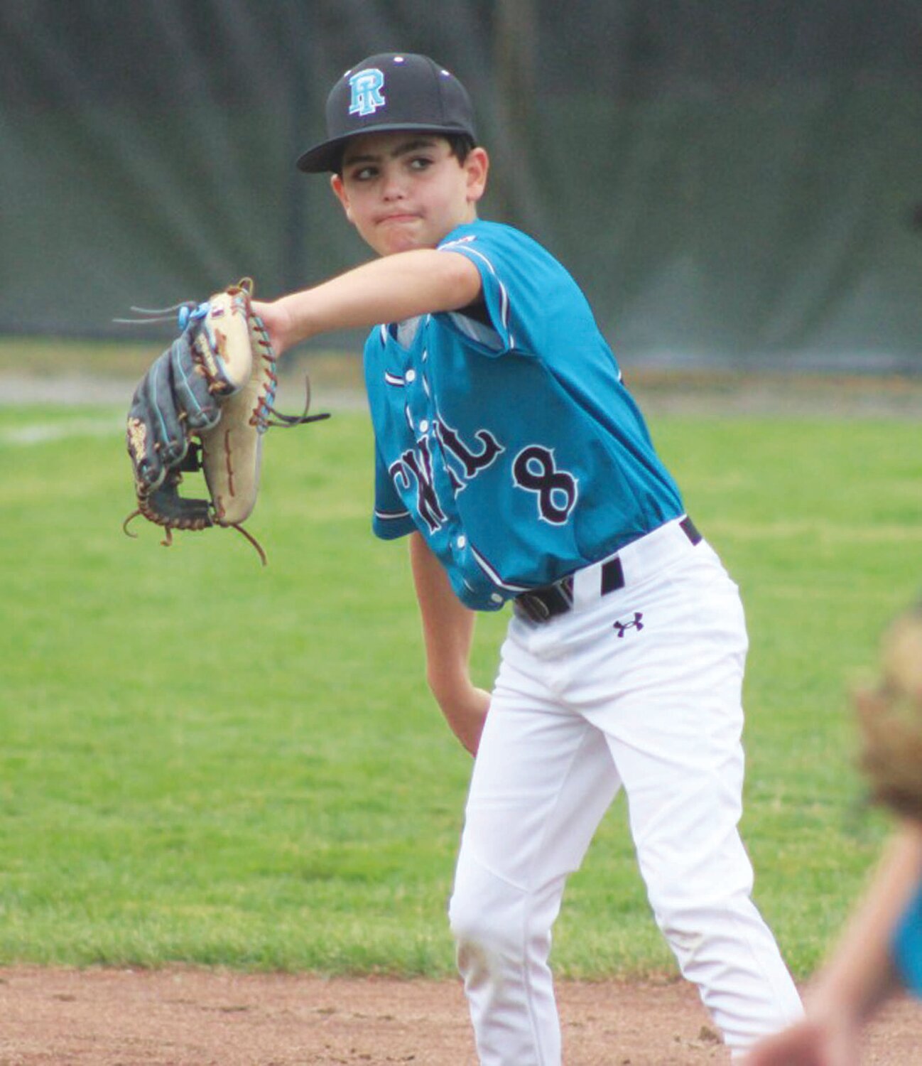 AROUND THE HORN: CWLL infielder Brooklyn Bank makes a play in the field.